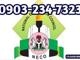 2022 NECO Questions and Answers